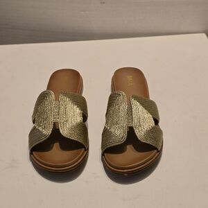 MIA Girl Women's Gold Roped Sandals Size 8.5